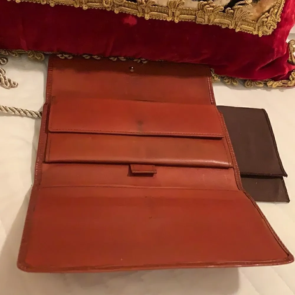 Authentic Louis Vuitton long epi wallet unisex